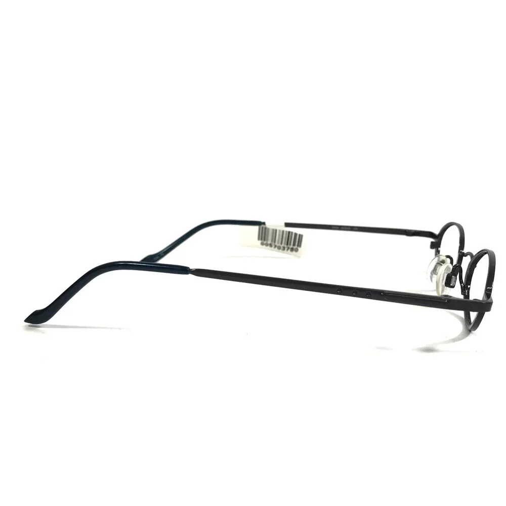 ogi Eyeglasses Frames 5002 COL. 73 Navy Blue Oval Full Rim Titanium 40-20-140